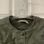 DKNY  Jeans Army Green Button Up Jacket size Small Photo 2
