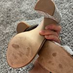 Steve Madden Rhinestone Heels Silver Photo 4