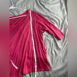 Eileen Fisher  Womens Silk 3/4 Sleeve Round Neck Blouse Top Pink Size 2X Capsule Photo 9