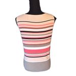 Amanda Smith Sleeveless Knit Striped Tank – Classic, Casual Chic Photo 2