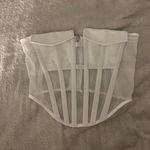 Club L White Strapless Utility Pocket Corset Top Photo 3