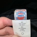 Vintage ILGWU JH Collectibles Black Wool 1 Button Blazer Pockets Shoulder Pads 8 Photo 8