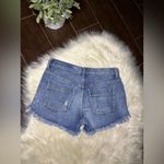 Free People Distressed Raw Hem Embroidered Tribal Aztec Boho Denim Shorts Sz 28 Photo 5