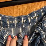 American Eagle  Striped Jean Shorts Photo 2