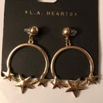 LA Hearts 🍭6/$30 Bundle  Faux Gold Star Hoops Photo 0