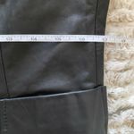 VTG Gianfranco Ferre Black Leather Jacket Italian Metal Buttons Collector Sz 10 Photo 6