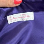 Oscar de la Renta Pink Label Vintage Royal Purple Satin Sleepwear Top, EUC Photo 1