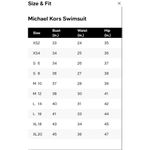 Michael Kors NWOT  One Piece Bathing Suit Navy Blue Lace Up Halter Swimsuit Sz S Photo 6