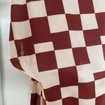 Checkered Flare Pants Size L Photo 2