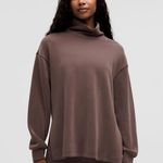 Lululemon NWT  softstreme funnel neck pullover espresso XS Photo 1