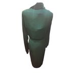 A New Day  Green Long Sleeve Tie Waist Robe Cardigan Kimono M L Photo 2