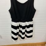 As You Wish AS U Wish Black & White Dress with Zipper in Back Photo 2