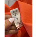 NEW Cinq A Sept Lynn Dress Neon Coral Pink Babydoll Bow Front Preppy Size 0 XS Photo 8