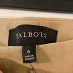 Talbots  Heritage  Tan Straight Leg Pants Professional Style size 6 brand new Photo 3