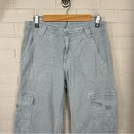 American Eagle  Blue Baggy Jogger Cotton Cargo Pants Size 4 Photo 7