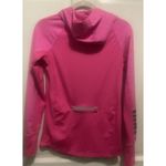 Victoria's Secret Pink  Hot Pink Long Sleeve Pullover Hoodie Size S/P Zip Pocket Photo 1