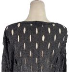 Generation Love Metallic Shimmer Glitter Cut Out Pullover Sweater Jumper XS/S Photo 6