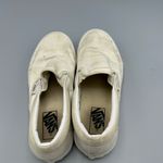Vans White Distressed Grunge Slip-on Shoes US Unisex Canvas Sneakers 508731 Photo 5