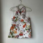 J.Crew Collection Halter Top in White Ratti Tropical Floral Print XS Photo 2