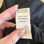 DISSH Mimi Black Linen Ring Front Crop Tee Size 4 Photo 5