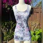 Lululemon Crossback Tank in Moody Mirage White Deep Navy / White Photo 6