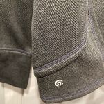 Champion C9 Size L Fleece Hoodie Gray Herringbone Pullover Lined Athleisure Black Size L Photo 5