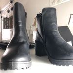 Qupid Black Faux Leather Booties Photo 0