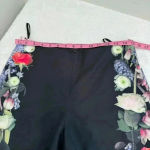 Ted Baker  Baynar Kensington Floral Ankle Grazer Trouser Pants in Black size 2 Photo 9