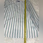 Apt. 9  white blue striped square neck long sleeve blouse top shirt Large Photo 4