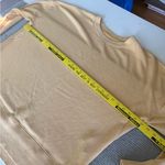 Time and Tru Butter Yellow Oversized Crewneck Sweatshirt Size XL Photo 4