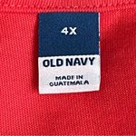 Old Navy  Vintage Crew Neck Mini Tee Shirt Dress Women’s Plus Size 4X Coral Photo 8