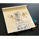 Macy's ‎ Dangle Earrings Colorful Cubes Blue Brown Photo 4