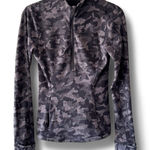 Lululemon Run Briskly 1/2 Zip Heritage Camo Jacket Black Lunar Rock Run Size 4 Photo 0