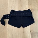 LOBA Chleo Hot Shorts with Belt Size XXS in Black Photo 3