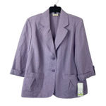Alfred Dunner  Women's Notting Hill Lilac Blazer Top Photo 0