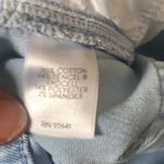 J.Jill Authentic Fit Denim Crop Jean Pant 16P W/Fringe Light Wash Stretch Photo 6