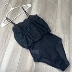 Free People Bodysuit jillian eyelet floral tank womens Black (xsmall) feminine Photo 3