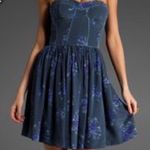 Rebecca Taylor  Silk Strapless Dress Photo 1