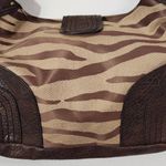 Jessica Simpson  Brown Zebra Handbag Photo 4