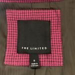 The Limited  Pink & Brown Gingham Blazer Size Small Photo 3
