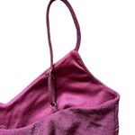 NWT GILLI Wine Burgundy Glitter Spaghetti Straps Wrap Over Dress Size Small S Photo 7