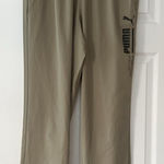 Puma  Lined Up Woven Pants Tan Size Large NWT Photo 0