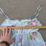 Victoria's Secret Pastel Fairy Serene Floral Chiffon Babydoll Slip Dress MEDIUM Photo 4