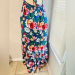 Altar'd State  Henleigh Floral Maxi Dress Size N Boho Cottagecore Vacation Summer Photo 3