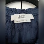 Love Bonito Navy Cotton Top Size 2 Photo 1