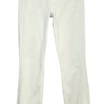 MOTHER The Mid Rise Dazzler Ankle Step Fray Jeans White Size 27 summer capsule Photo 0