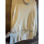 Anthropologie MOTH XL Ivory Chunky Knit Sweater Turtleneck Juliette Timeless Photo 3