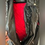 Free People  Long Faux Leather Vest Photo 3