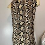 Thyme + Honey  Women's Sleeveless Snakeskin Print Blouse Size Medium Photo 1