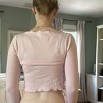 Urban Outfitters  tie front long sleeve top Photo 2